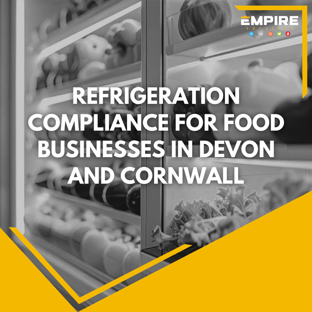 Commercial refrigeration system servicing and compliance inspection for food businesses in Devon